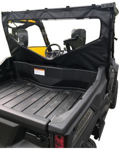 Moose Utility Rear Dust Panel To Fit Honda Pioneer 1000 Black