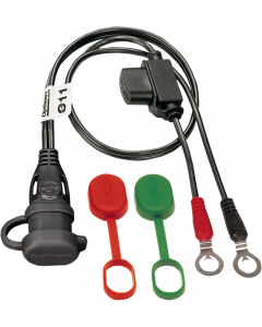Optimate Charger Fused Battery Cord with 5/16 M8 Ring Terminals SAE O-11