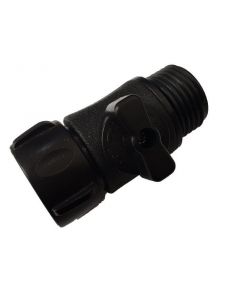 Fimco Sprayer Bypass Or Suction On/Off Tap With One Inch Male & Female Swivel Threads 5143419 45030119