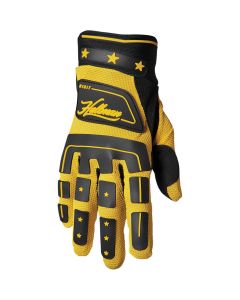 THOR Hallman Digit MX Motorcross Gloves Yellow/Black 2023 Model