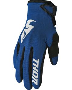 THOR Sector MX Motorcross Gloves Navy/White 2023 Model