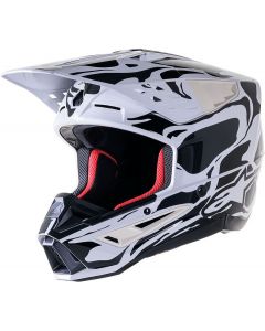 ALPINESTARS Supertech M5 MX Helmet WHITE & BLACK