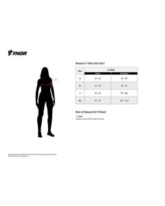 THOR Women's Script Crop MX Motorcross T-Shirt White 2023 Model