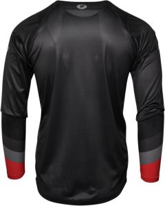 THOR Assist MTB Long-Sleeve Jersey Black/Gray/Red 2023 Model
