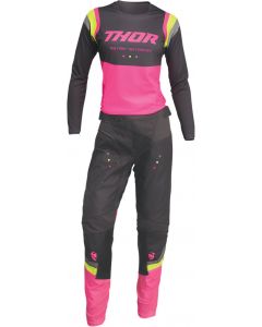 THOR Women's Pulse Rev MX Motorcross Pants Gray UK 2023 Model
