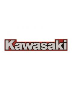 Kawasaki Side Logo Red/Black Decal Sticker