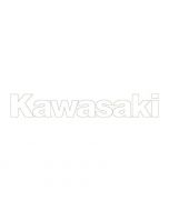 Kawasaki Side Logo White Decal Sticker