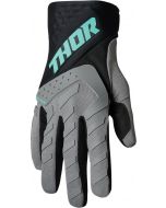 THOR Spectrum MX Motorcross Gloves Black/Gray/Mint 2023 Model