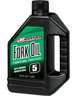 Maxima Fork Oil Front 5w 1 Litre 33.8 Fl. Oz. Clear