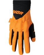 THOR Rebound MX Motorcross Gloves Black/Fluorescent Orange 2023 Model
