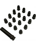 Moose Utility Lug Nut 10mm Splined 16pk Black Quad Parts