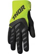 THOR Spectrum MX Motorcross Gloves Black/Green/Yellow 2023 Model